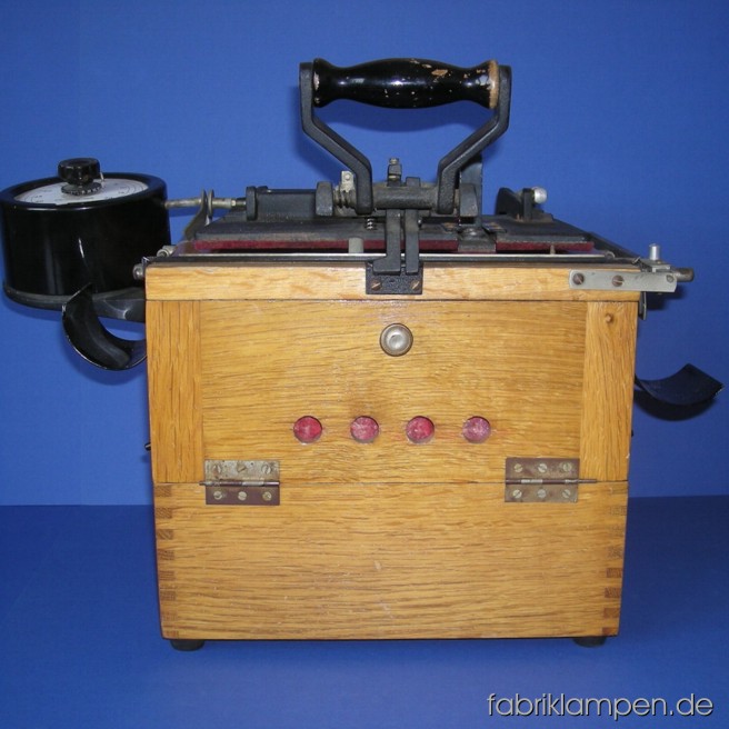 Old copying machine (Hauck). Not tested, the timer does not work, light damage on the rim of the clock.