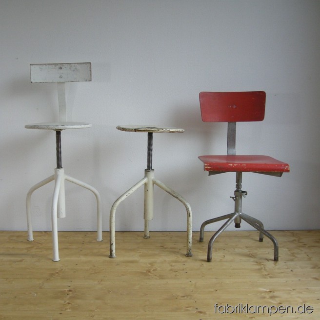 Industrial and medical revolving chairs and stools – always on stock.