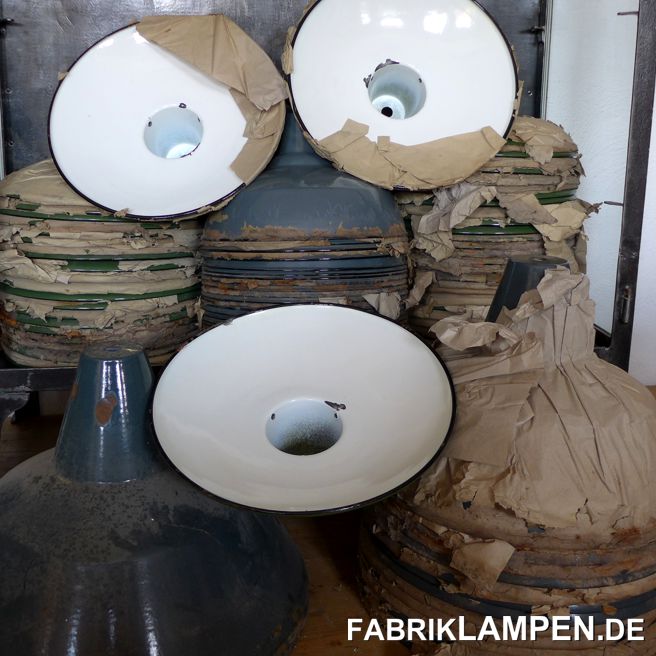 Industrial lamps, old stock