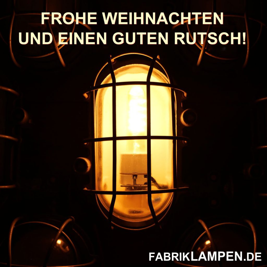 Frohe Weihnachten mit fabriklampen.de.